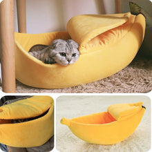 Load image into Gallery viewer, Cozy  Banana Cushion Kennel
